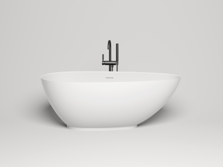 Ванна из искусственного камня Salini PAOLA 1015203MF 160х80 отдельностоящая асимметричная
